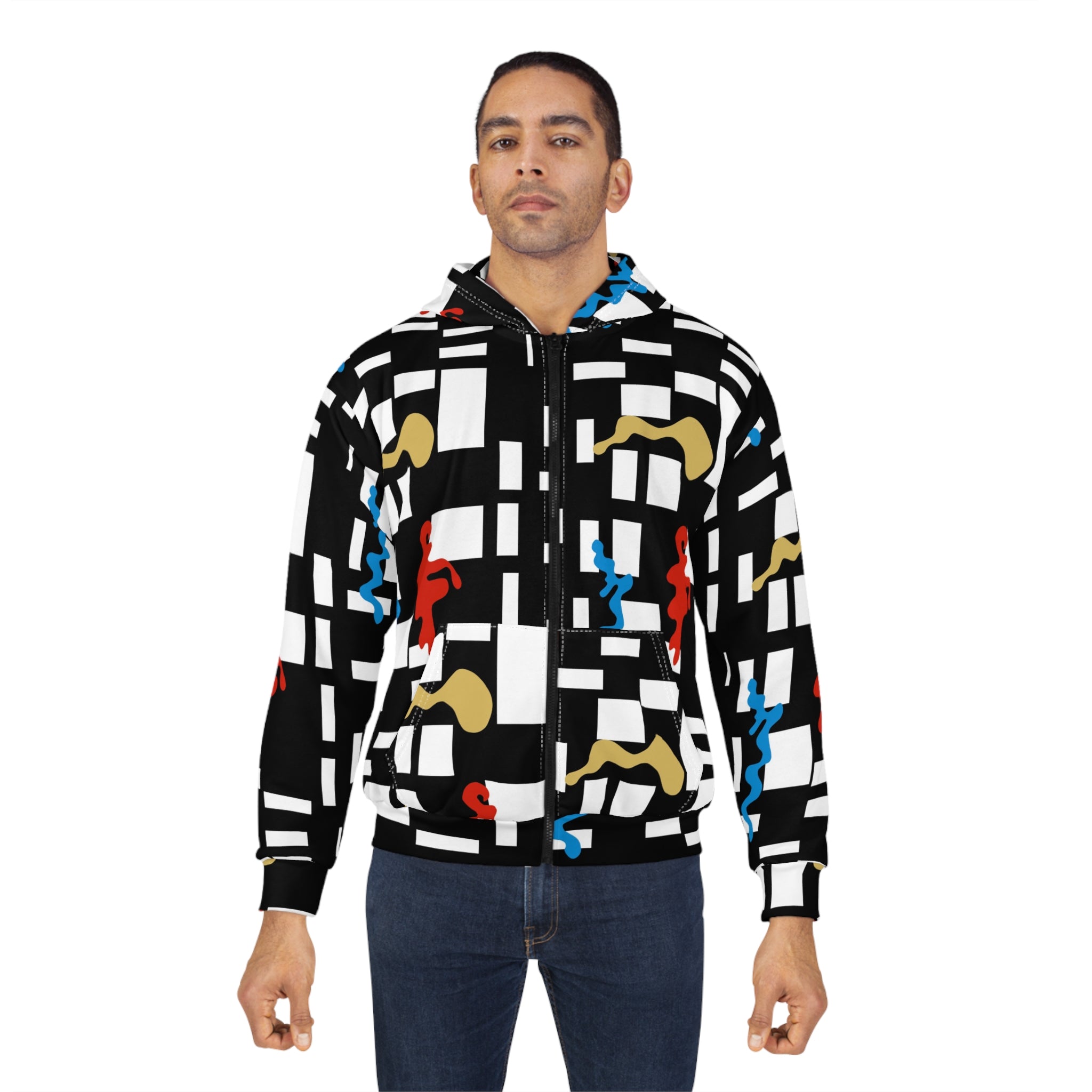 The Play Edit: Unisex Zip Hoodie (Black)