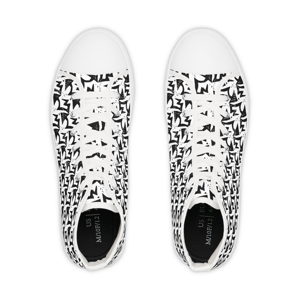 No Wrong Direction: Men's High Top Sneakers
