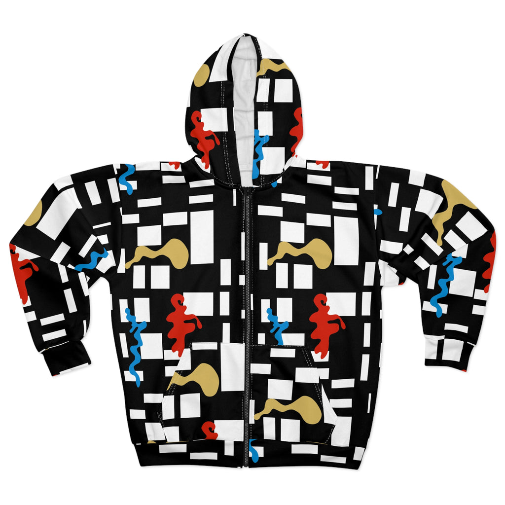 The Play Edit: Unisex Zip Hoodie (Black)
