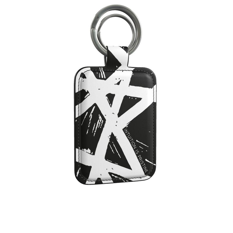 Intuition in Motion: Leather Keyring