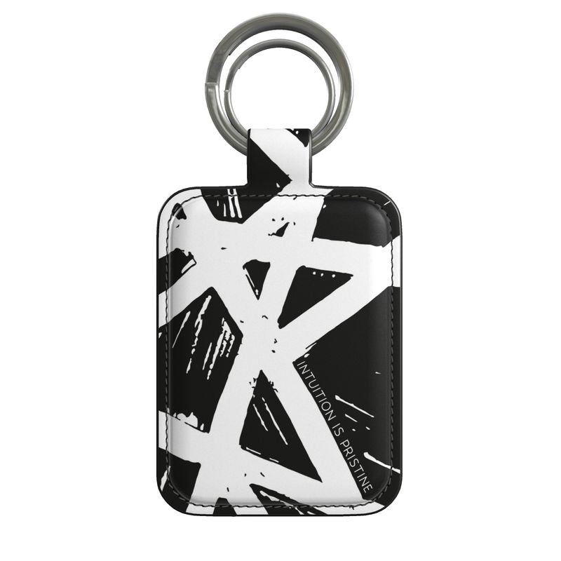 Intuition in Motion: Leather Keyring