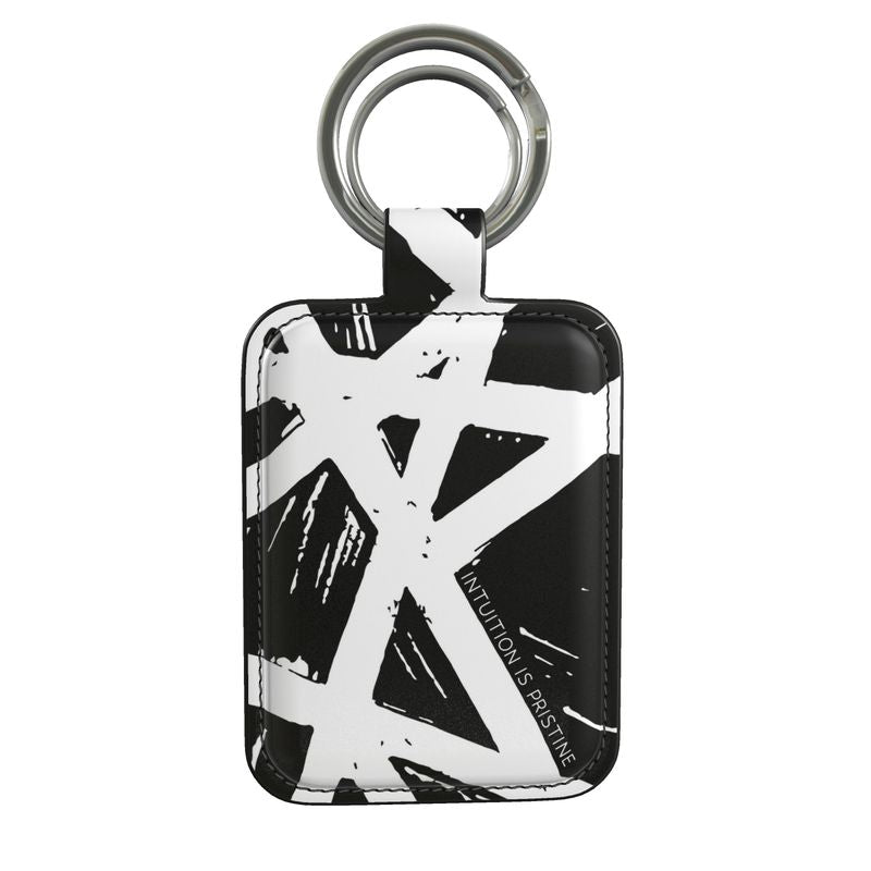 Intuition in Motion: Leather Keyring
