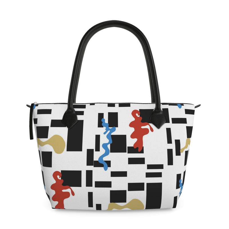 The Play Edit: Zip Top Canvas Handbag