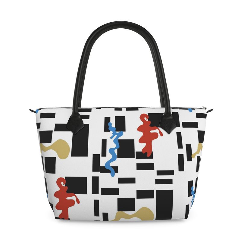 The Play Edit: Zip Top Canvas Handbag