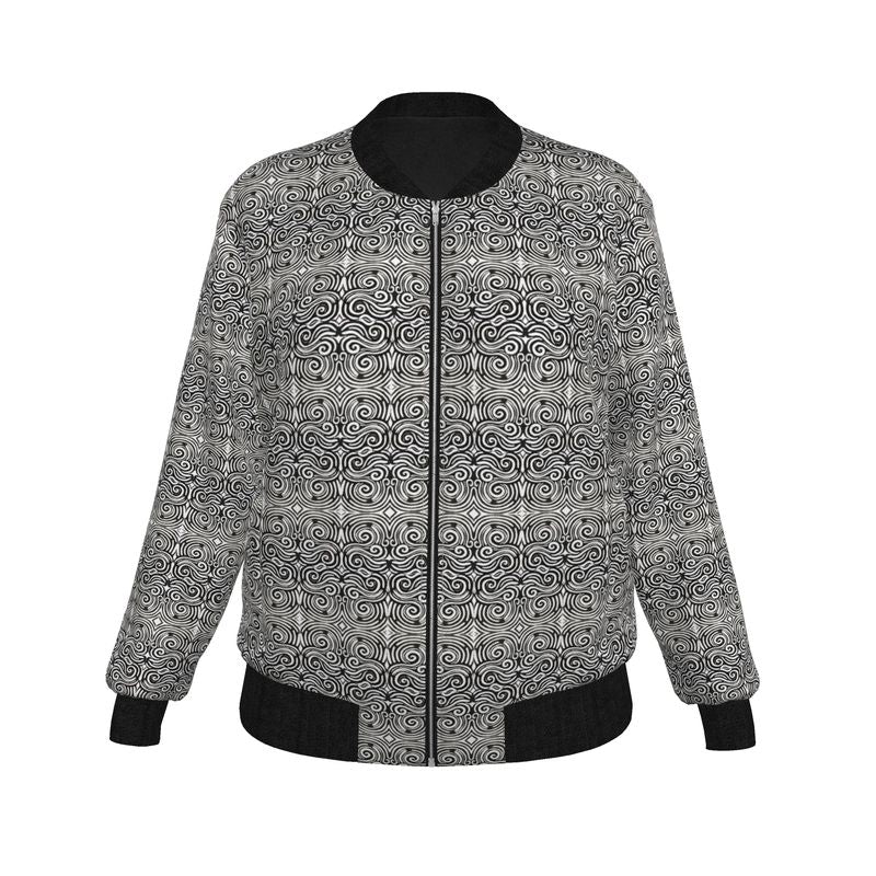 Life is Non-Linear: Women's Legacy Silk Bomber (Reversible)