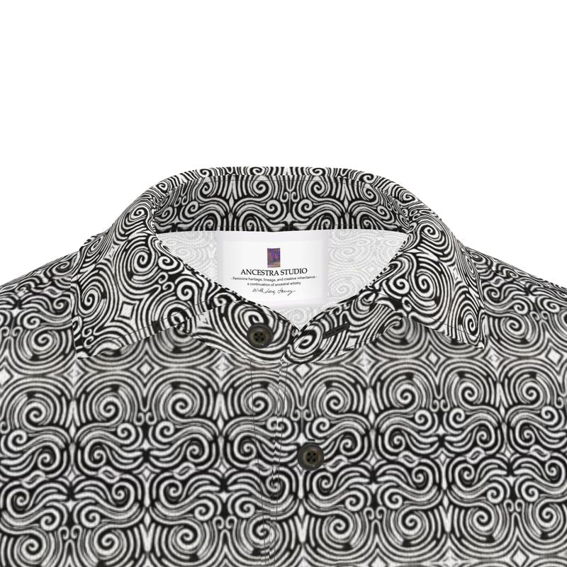 Life is Non-Linear: Men's Golf Polo (Small Print)