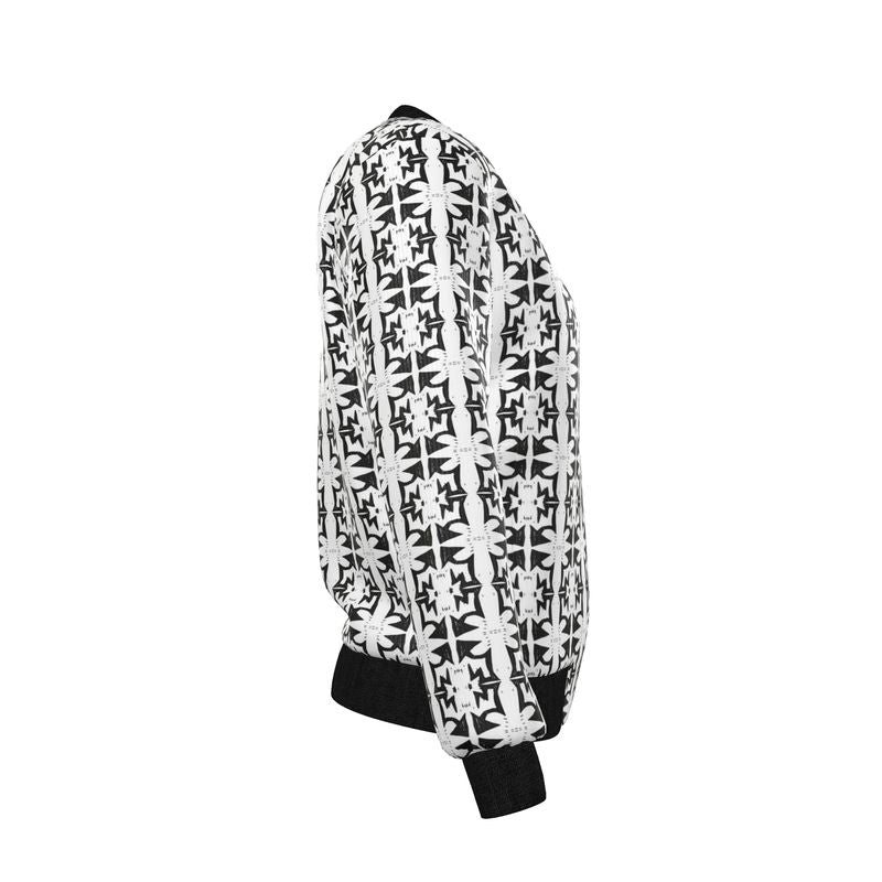 No Wrong Direction: Women's Silk Bomber Jacket (Reversible)