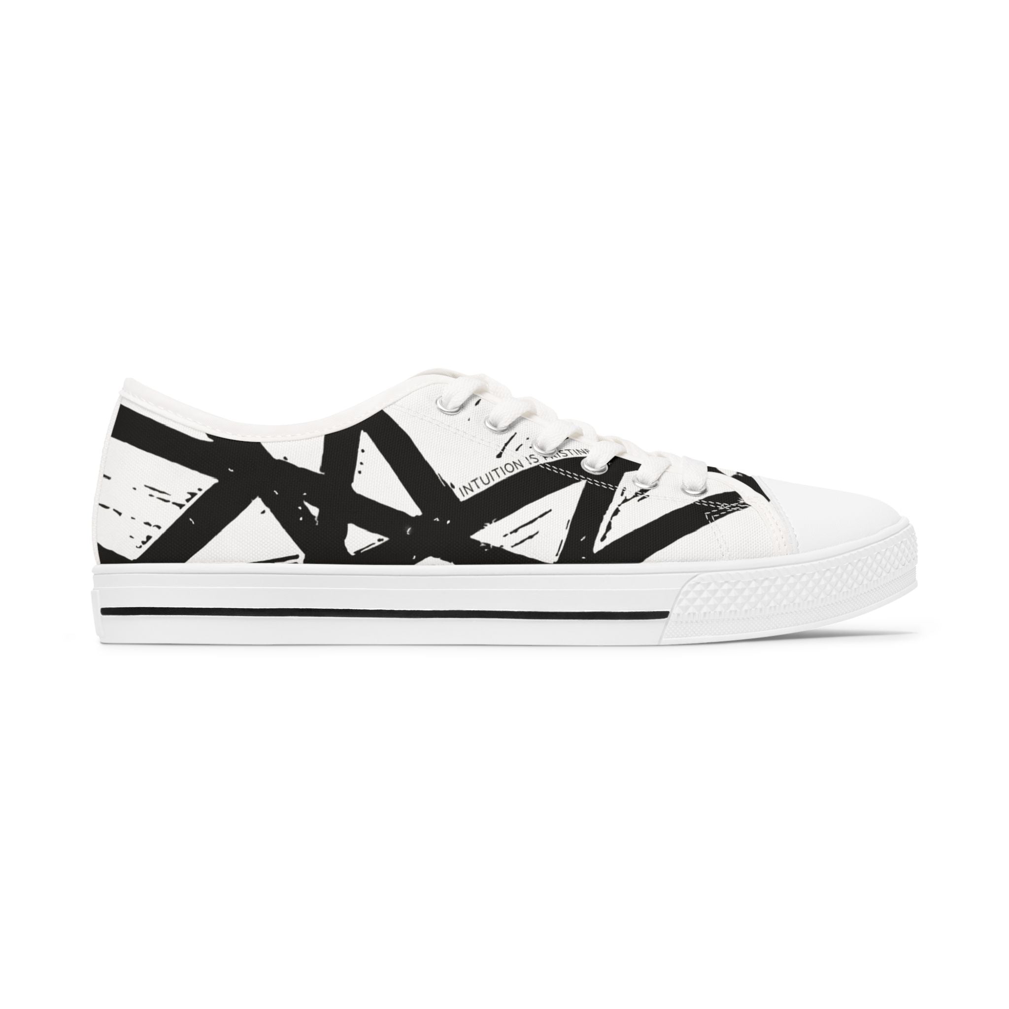 Intuition in Motion: Women's Canvas Sneakers