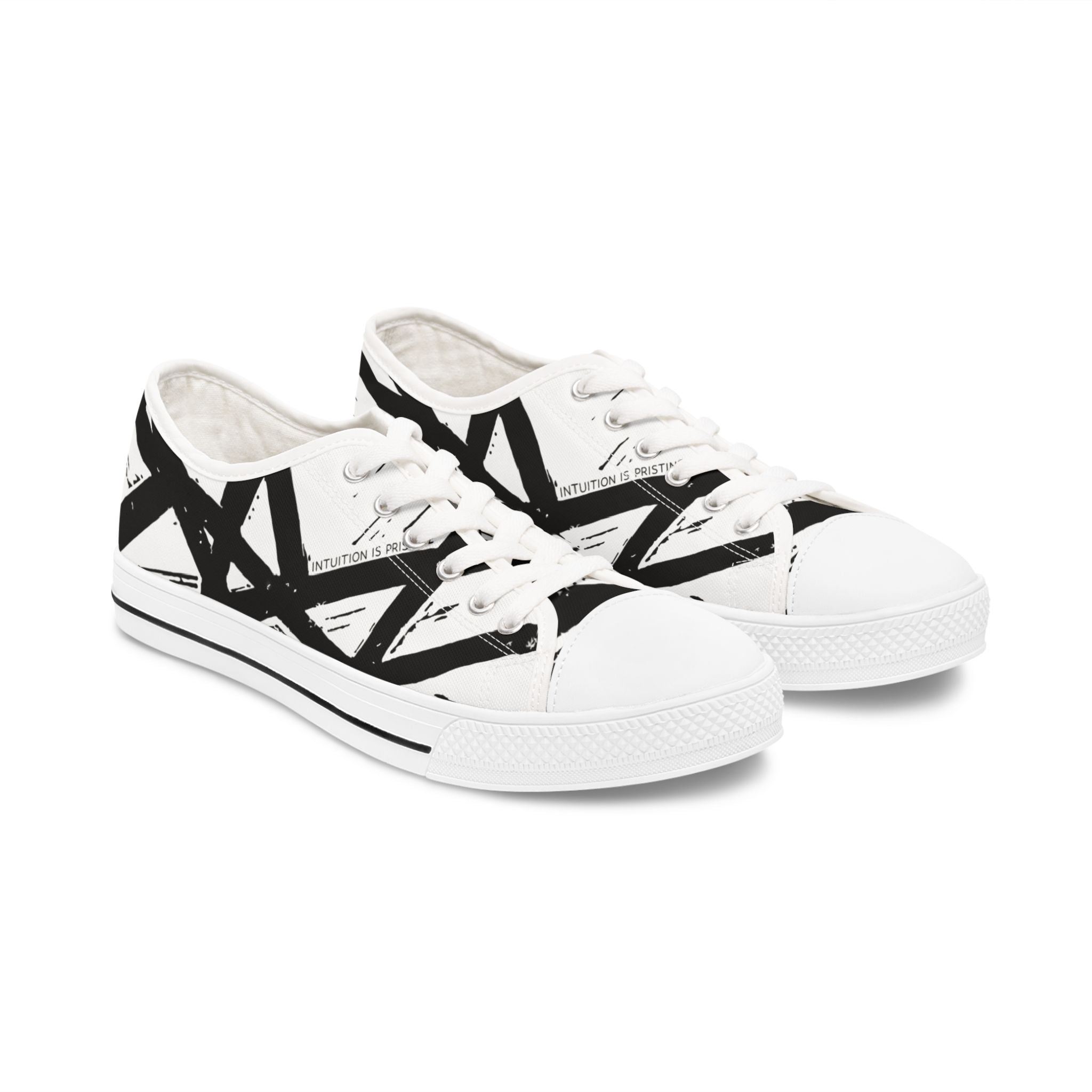 Intuition in Motion: Women's Canvas Sneakers