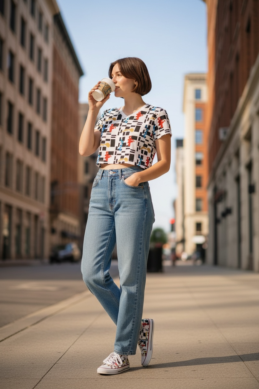 The Play Edit: Women's Retro Crop Tee