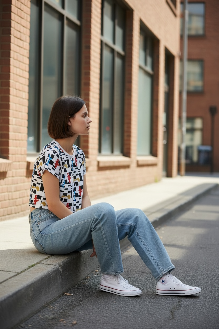 The Play Edit: Women's Retro Crop Tee